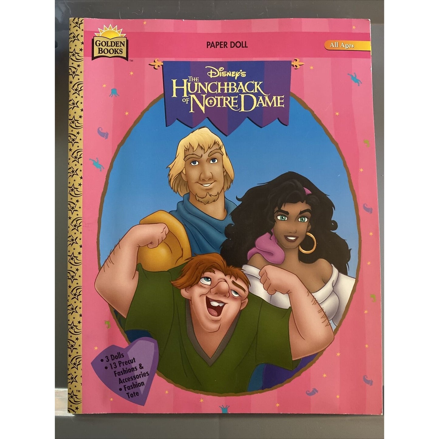 Disney's The Hunchback of Notre Dame Paper Doll Book, Whitman 1996, Uncut