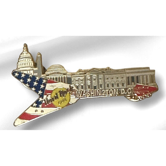 Hard Rock Cafe Washington DC Guitar Pin Limited Edition White House American