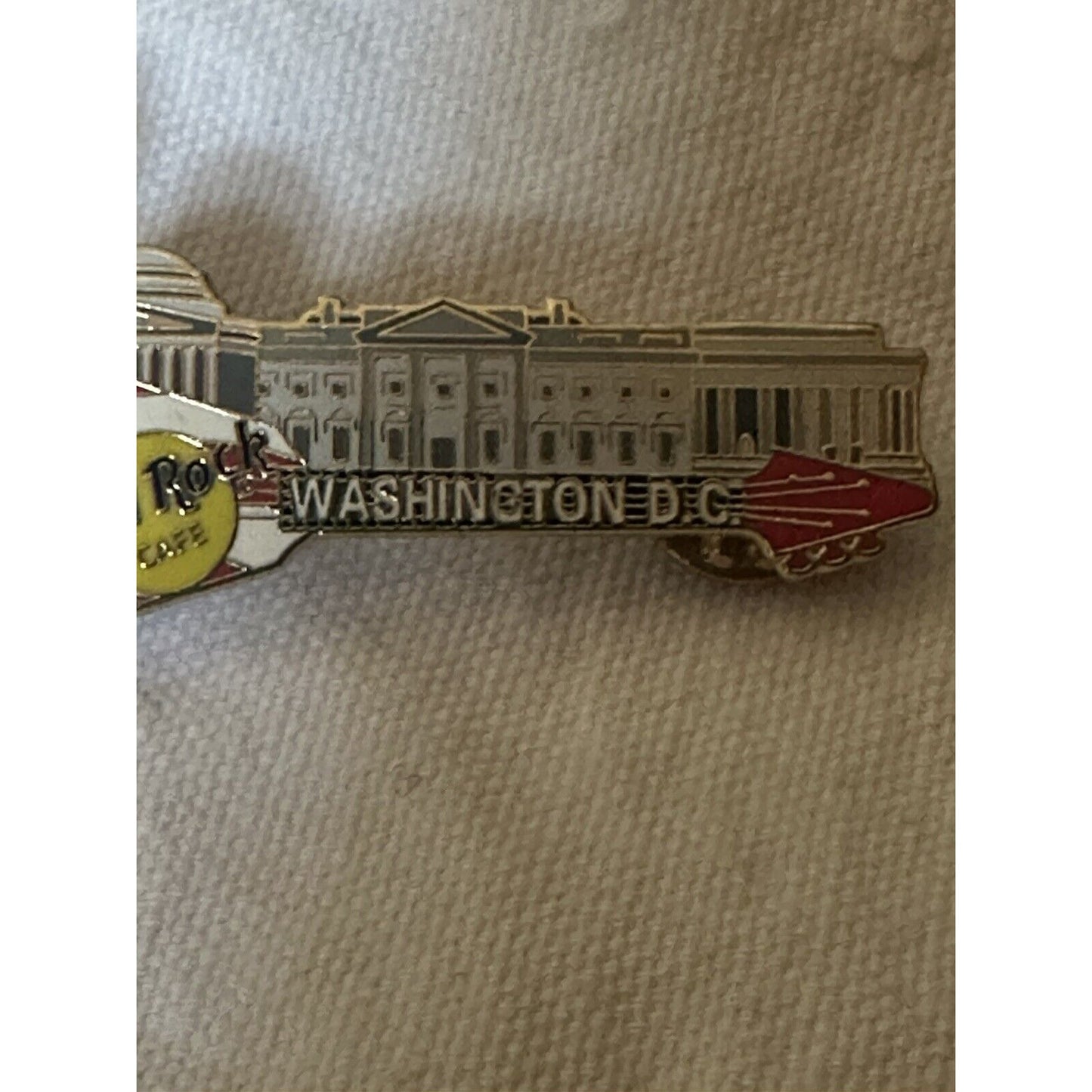 Hard Rock Cafe Washington DC Guitar Pin Limited Edition White House American