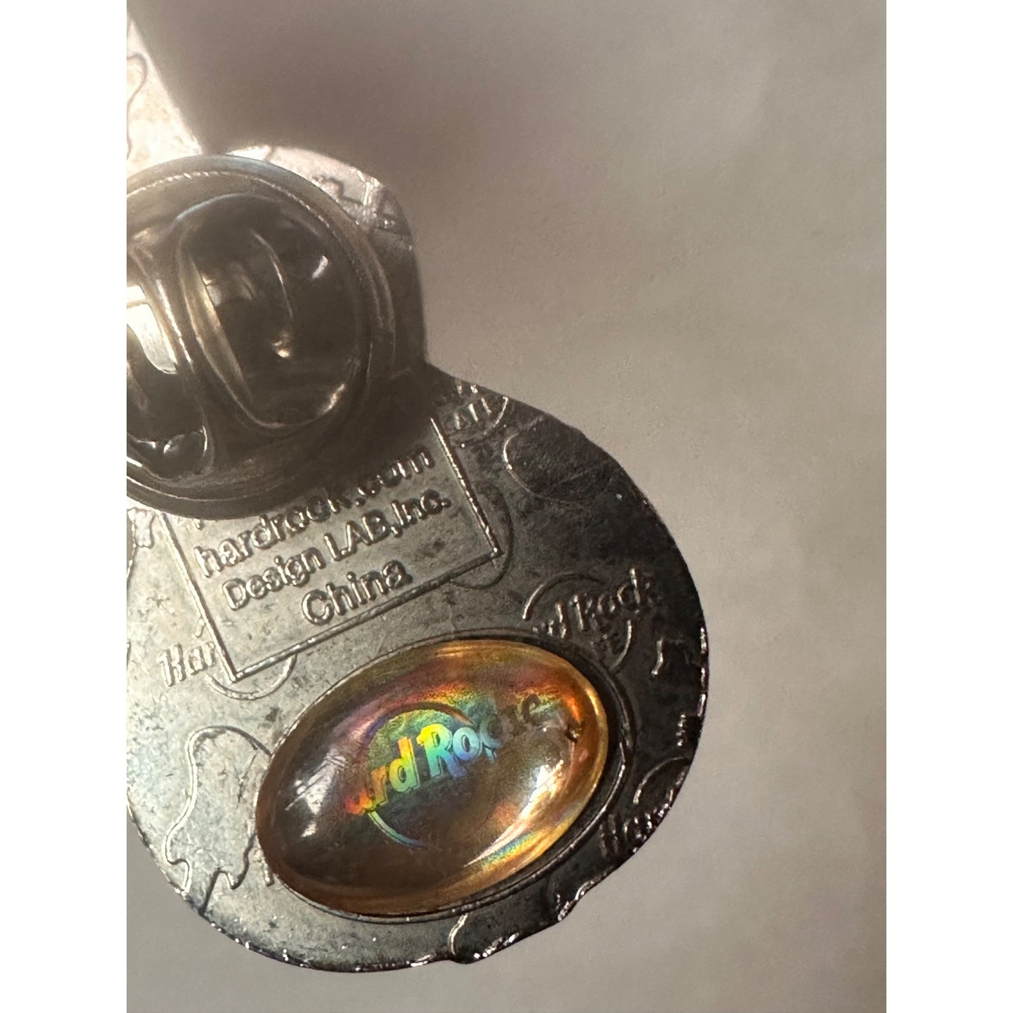 Hard Rock Cafe All Access Guitar Shaped Pin Badge Collectible Souvenir