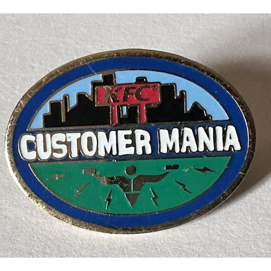 KFC Customer Maniac Lapel Hat Pin "Kentucky Fried Chicken"