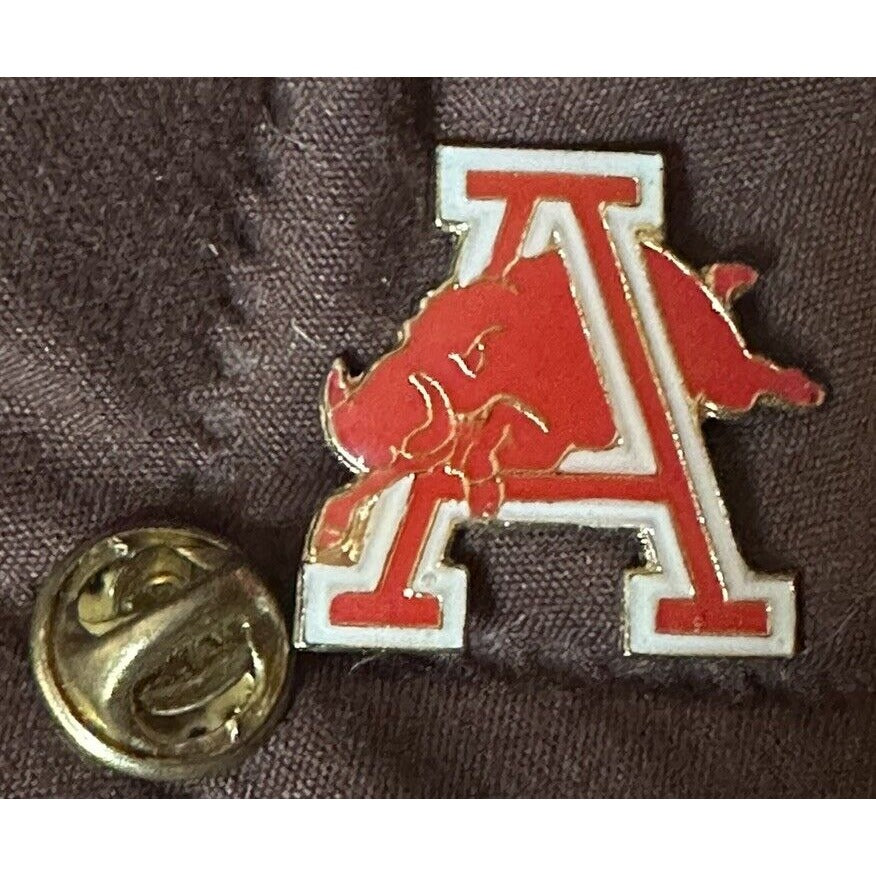 Arkansas Razorbacks Pin University of Arkansas Mascot Logo Pin College