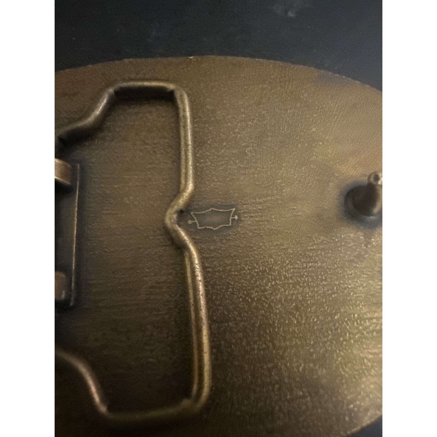 Keystone Brass Belt Buckle Oval Design